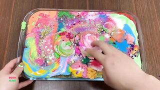MIXING GLITTER INTO ALL MY SLIME || RELAXING WITH COLOR PALETTE || MOST SATISFYING SLIME VIDEOS