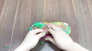 MIXING RANDOM THINGS INTO COLORFUL CLEAR SLIME || RELAXING WITH FLAPPY BIRD || MOST SATISFYING SLIME