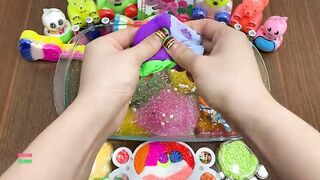 MIXING ARTBEADS INTO FLOAM SLIME AND CLEAR SLIME || SLIME SMOOTHIE || MOST SATISFYING SLIME VIDEOS
