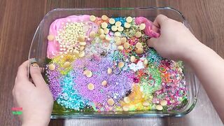 MIXING GLITTER AND ARTBEADS INTO FLOAM SLIME || SLIME SMOOTHIE || MOST SATISFYING SLIME VIDEOS