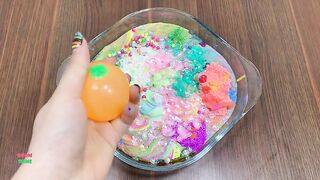 MIXING MAKEUP AND CLAY INTO HOMEMADE SLIME || SATISFYING SLIME WITH UNICORN FLOWER & BUTTERFLY SLIME
