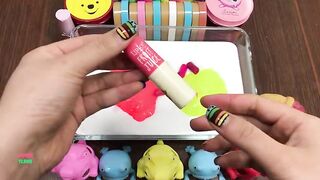 MIXING MAKEUP & STRESSBALL INTO GLOSSY AND STORE BOUGHT SLIME|| MOST RELAXING SATISFYING SLIME VIDEO
