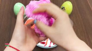 MIXING MAKEUP AND FLOAM SLIME INTO GLOSSY SLIME || MOST SATISFYING SLIME VIDEOS