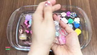 MIXING MAKEUP AND GLITTER INTO CLEAR SLIME || RELAXING SLIME || WONDERFUL SLIME