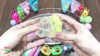 MIXING GLITTER, FOAM INTO STORE BOUGHT AND CLEAR SLIME || PINK LOVELY || WONDERFUL SLIME