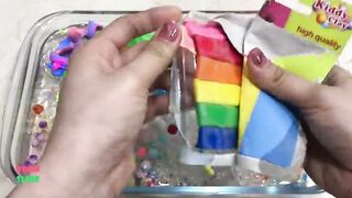 Mixing Random Things Into Clear Store Bought Slime !! Most Satisfying Slime Video