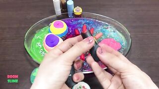 Mixing Soft Clays, Stress Balls and Liptick Into Store Bought Slime!