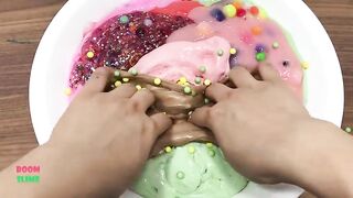 Mixing Old Slime Into Clays ! Slime Smoothie ! BoomSlime