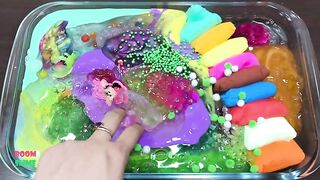 Mixing Clays And Makeup Into Store Bought Slime | BoomSlime