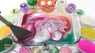 Making Slime With Halloween Box | Mixing Random Things Into Slime | Most Satisfying Slime Video