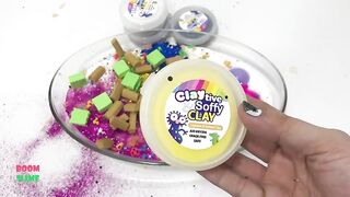 Mixing Clay, Glitter and Lip Balm Into Glossy Slime | Most Satisfying Slime Video | Boom Slime