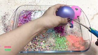 Mixing Random Things Into Clear Slime | Play-Slime With Balloons!