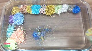 Mixing Glitter, Beads and Kenetic Into Clear Slime ! Most Satisfying Slime Video!