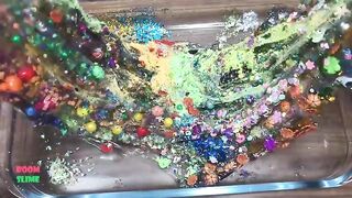Mixing Glitter, Beads and Kenetic Into Clear Slime ! Most Satisfying Slime Video!