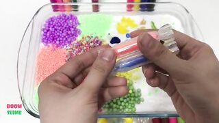 Mixing Floam And Colors Into Fluffy Slime - Most Satisfying Slime Video!! Boom Slime