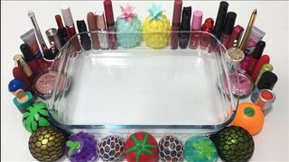MIXING STRESS BALLS AND MAKEUP INTO GLOSSY SLIME ! MOST SATISFYING SLIME VIDEOS |BOOM SLIME