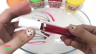 Mixing Play-Doh & Makeup Into Clear Slime ! Satisfying Slime Videos ! Boom Slime