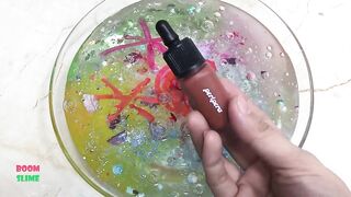 Mixing Store Bought Slime & Makeup Into Clear Slime ! Satisfying Slime Videos ! Boom Slime