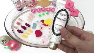 Mixing Nail Polish And Store Bought Slime Into Clear Slime | Satisfying Slime Videos | Boom Slime