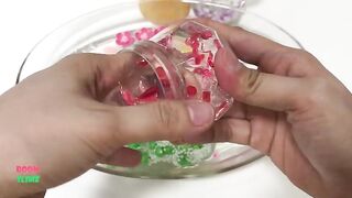 Mixing Nail Polish And Store Bought Slime Into Clear Slime | Satisfying Slime Videos | Boom Slime