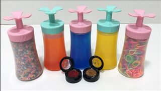 Making Slime With Pipping Bottles | Great Color !!! Boom Slime