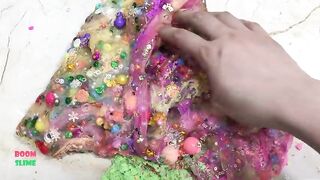 Mixing Beads and Kenetic Into Clear Slime!! Satisfying Slime Videos| Boom Slime