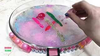 Mixing Makeup and Kinetic Sand Into Clear Slime !! Most Satisfying Slime Video#2| Boom Slime
