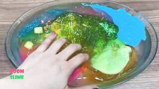 Mixing Store Bought Slime Into Clear Slime - Most Satisfying Slime Videos #3| Boom Slime