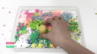 Mixing Random Things Into Cloud Slime With Surprise Eggs - Most Satisfying Slime Video| Boom Slime