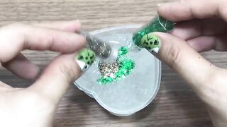 Mixing Glitter into Clear Slime | Most Satisfying Slime Video #8| Boom Slime