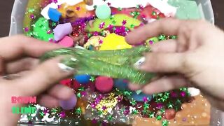 Mixing Store Bought Slime Into Clear  Slime | Most Satisfying Slime Video #1| Boom Slime