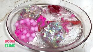 Mixing Store Bought Slime And Lipstick Into Clear Slime| Most Satisfying Slime Video #2| Boom Slime
