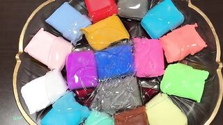 MIXING CLAY INTO CLEAR SLIME | SLIMESMOOTHIE | SATISFYING SLIME VIDEO #1 | Boom Slime