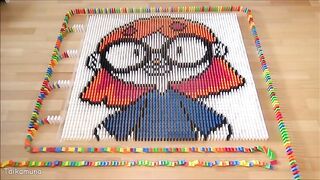 YOUTUBE ANIMATORS MADE FROM 45,000 DOMINOES