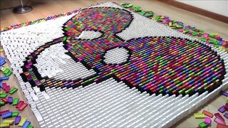DEADMAU5 MADE FROM 4,300 DOMINOES | Domino Art #21