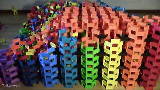 AMAZING Domino Octagon Cube | 12,300 Dominoes