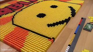 HUGE ROBLOX ART MADE FROM 6,000 DOMINOES | Domino Art #15