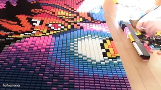 HUGE GOKU MADE FROM 6,400 DOMINOES | Domino Art #7