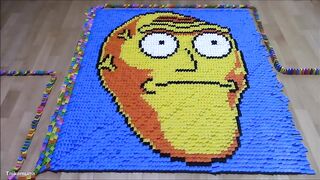 RICK AND MORTY IN 55,000 DOMINOES