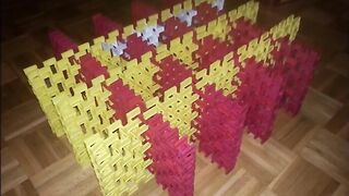 Crossing domino walls! (2475 Dominoes)
