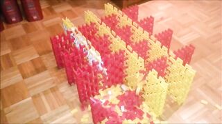 Crossing domino walls! (2475 Dominoes)