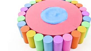 Satisfying Video | How To Make Birthday Cake has Topping With Kinetic Sand Cutting ASMR | Zon Zon
