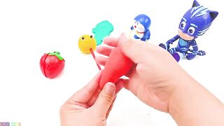 Satisfying Video | How To Make PJ Mask With Lollipop & Fun Mold Cutting ASMR | Zon Zon