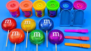 Satisfying Video | How To Make Ice Cream Glitter from M&M Candy Cutting ASMR | Zon Zon