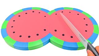 Satisfying Video | How To Make Double Watermelon with Kinetic Sand Cutting ASMR | Zon Zon