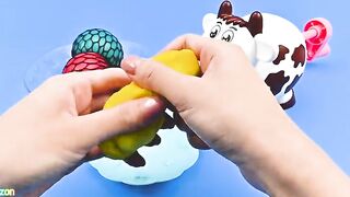 Satisfying Video | How To Make Noodles with Machine Dairy Cow & Stress Balls Cutting ASMR | Zon Zon